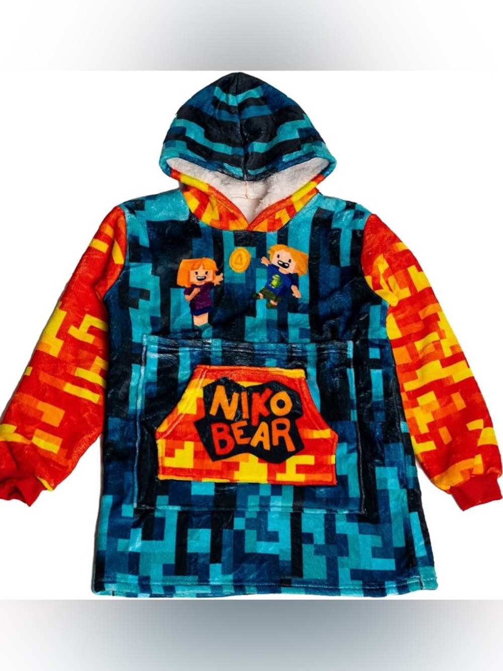 Niko Bear Gaming Blanket Hoodie